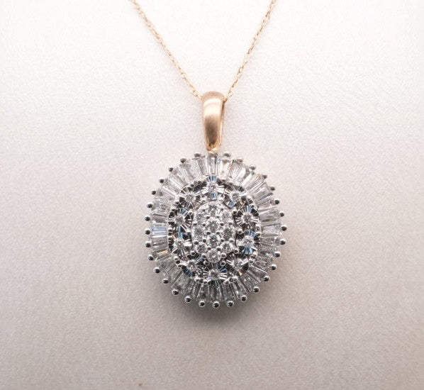 10KY .50 CT DIAMOND NECKLACE
