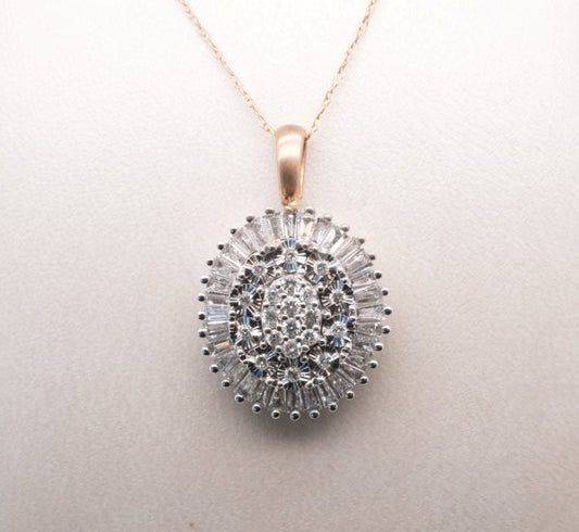 10KY .50 CT DIAMOND NECKLACE