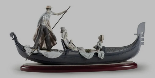 In The Gondola Couple Sculpture. Numbered Edition