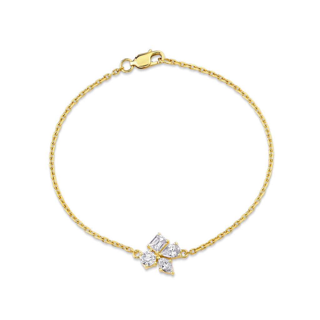 Michael M Montage Single Cluster Chain Bracelet 0.80CTW