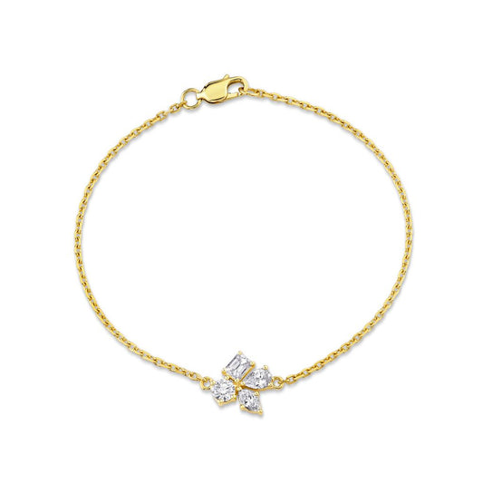 Michael M Montage Single Cluster Chain Bracelet 0.80CTW
