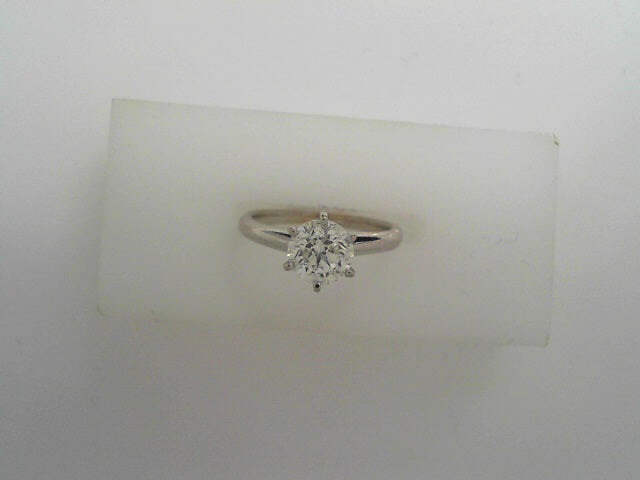14K WG ROUND DIAMOND SOLITAIRE APX 0.80CTW I2/H
