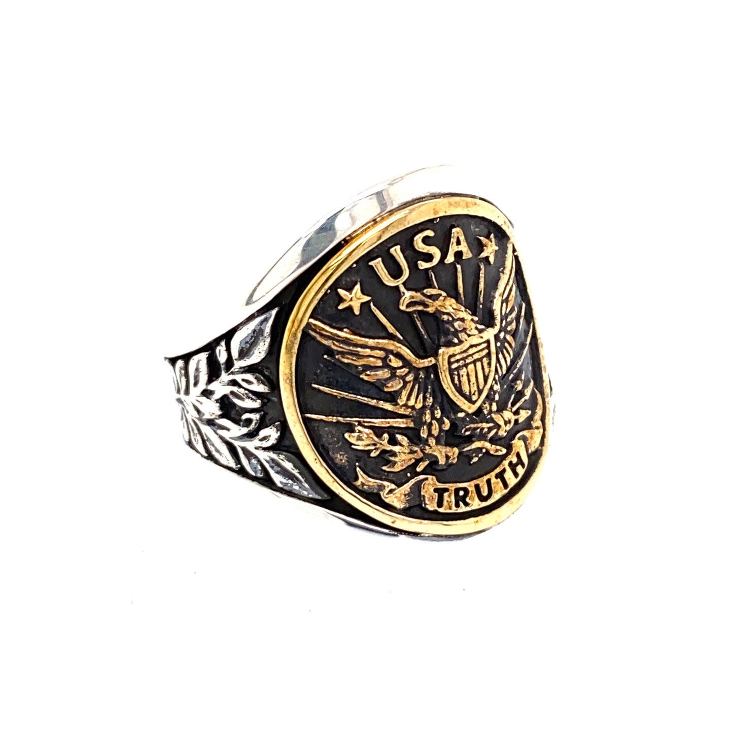 925 KING BABY EAGLE CIGAR BAND RING SIZE 12
