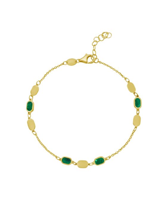 14K YG MEDIUM MESH STRETCH 5.4MM BRACELET