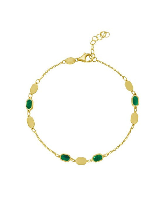 14K YG MEDIUM MESH STRETCH 5.4MM BRACELET