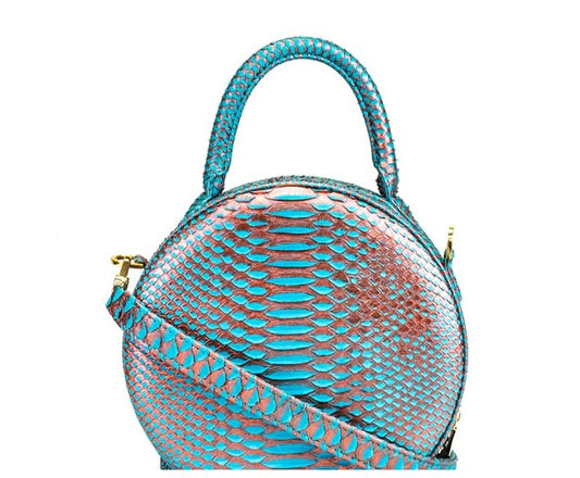 ROUND PURSE- PYTHON MERMAID