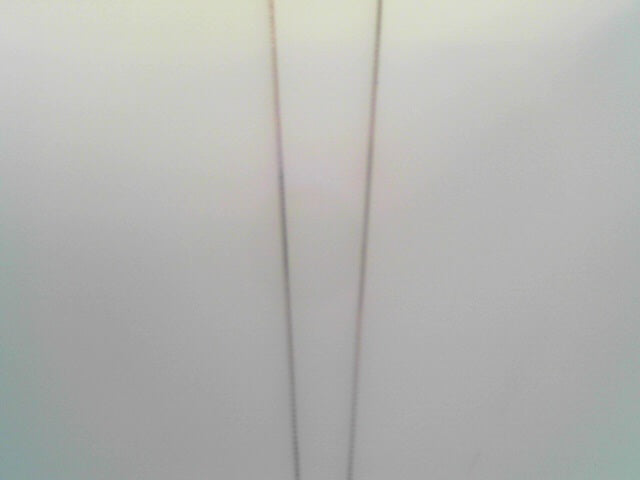 14K WHITE GOLD BOX CHAIN 18"