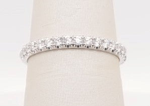 MICHAEL M 18K WG BAND 0.50CTW R371B4