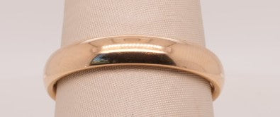 14K YG 4MM LIGHT COMFORT FIT BAND SIZE 10