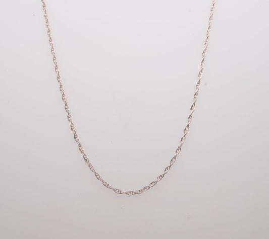 SS ROPE CHAIN LOBSTER 1.25MM 18" CH471