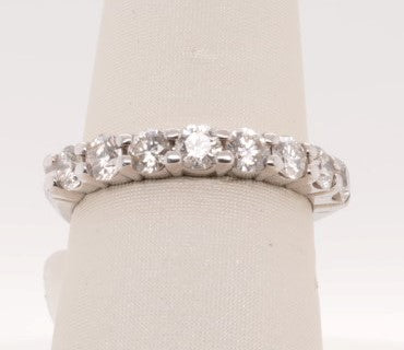 LADIES 14K WG APX 1CTW BAND