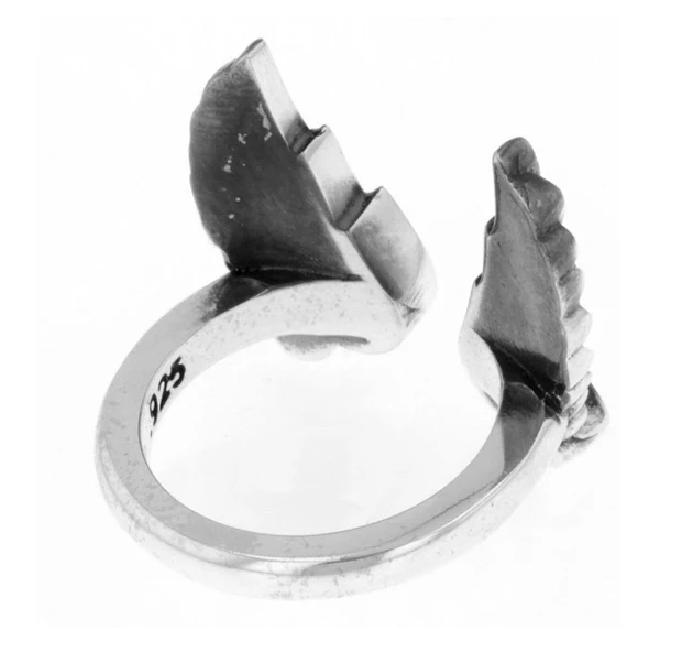 King Baby Ladies Open Ring with Wings