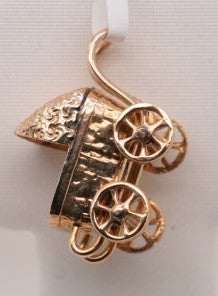 14KY BABY CARRIAGE CHARM