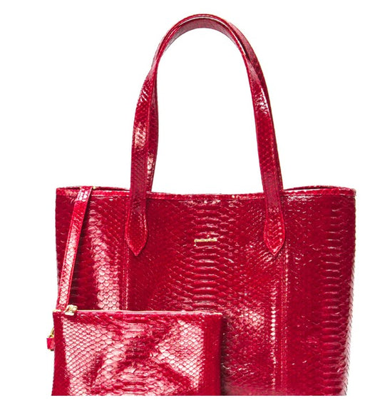 AMELIA TOTE - PYTHON RED