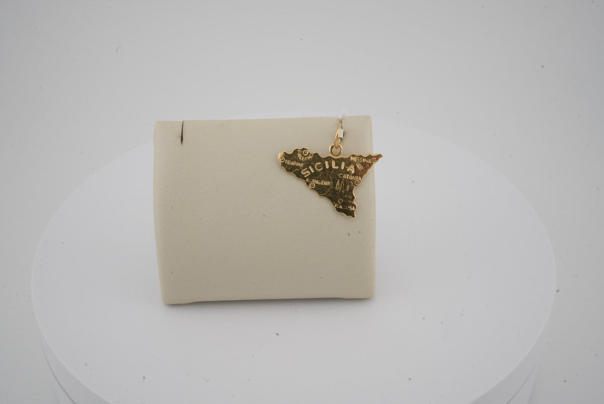 14K YG SICILIA CHARM