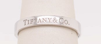 ESTATE PLATINUM TIFFANY & CO BAND SIZE 6.5