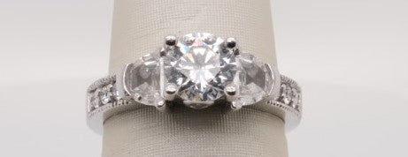 LDS 18K WG .77 CTW A. JAFFE SEMI-1