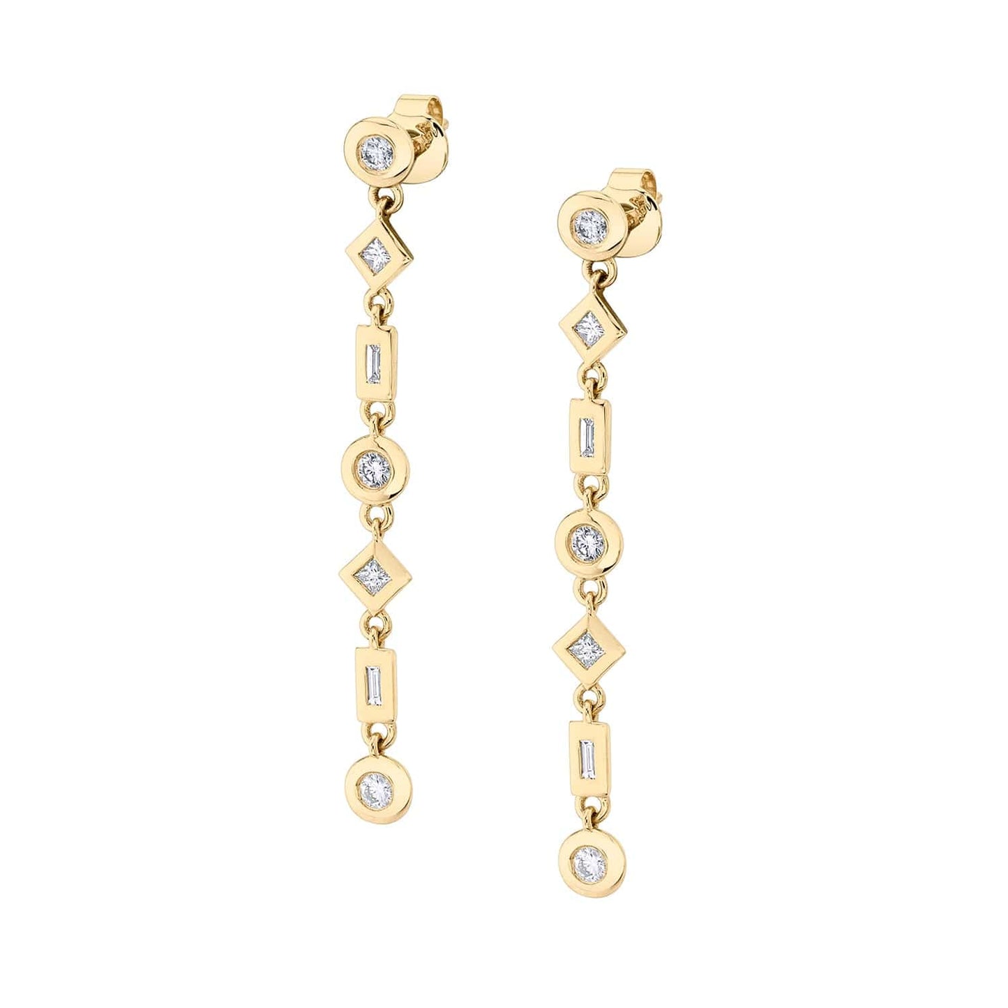 MICHAEL M 14KY FASHION EARRINGS 0.53CTW