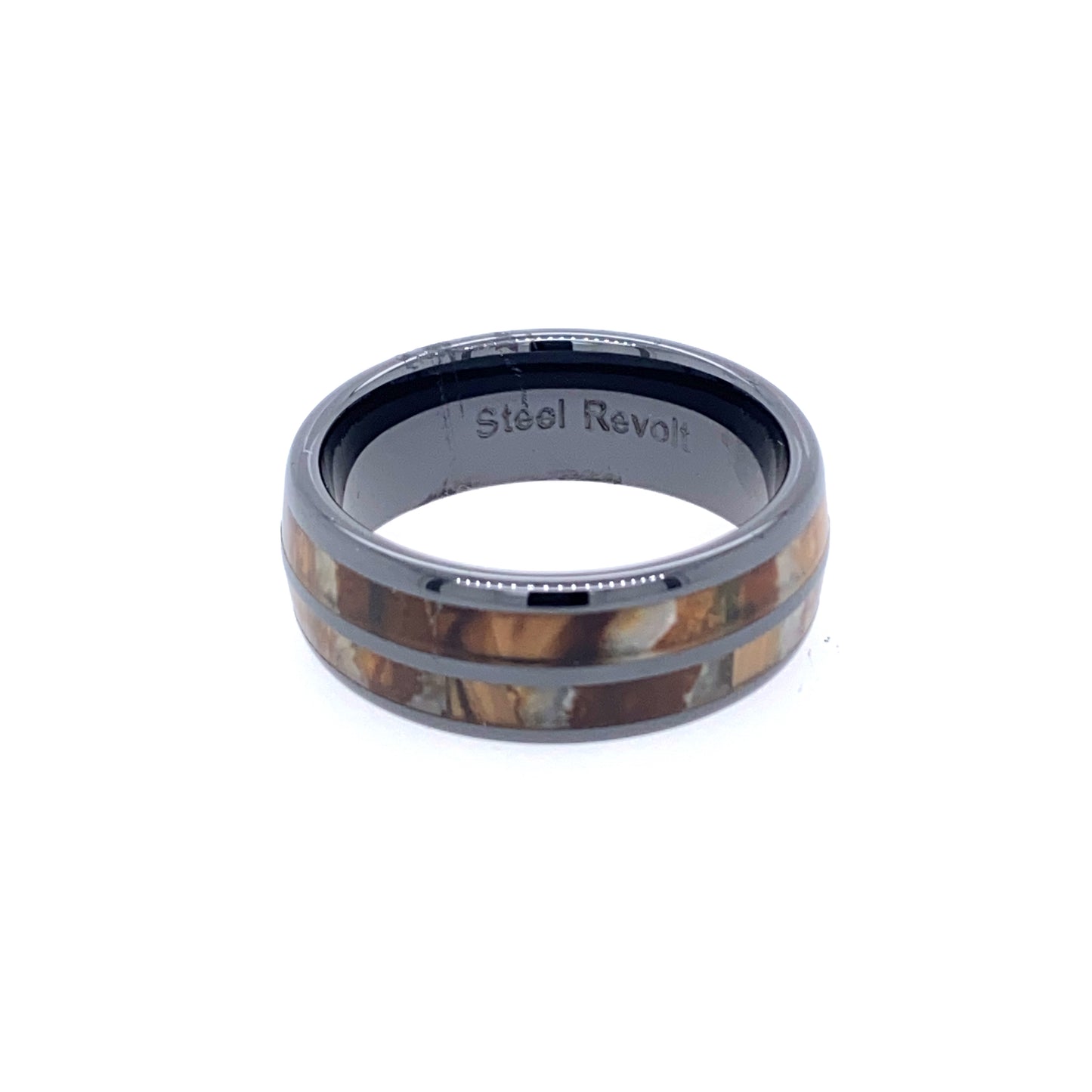 STEEL REVOLT CERAMIC 8MM FSILZD MAMMOTH TOOTH INLAY 11