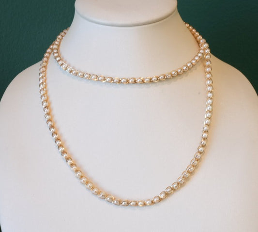 18K YG PEARL NECKLACE 31"