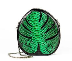 PALM LEAF CLUTCH - PYTHON