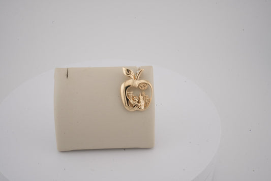 14K YG BIG APPLE NYC CHARM