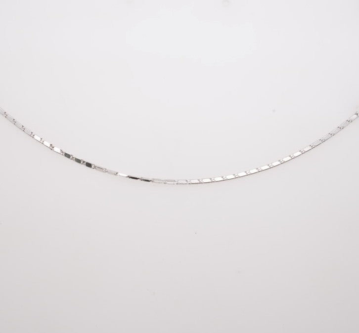 14K WG 1MM LUMINA BRACELET 6.5"