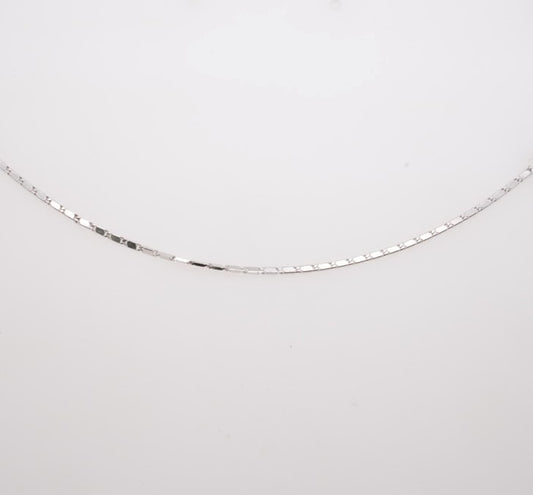 14K WG 1MM LUMINA BRACELET 6.5"