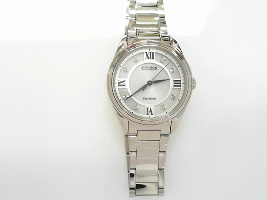 LADIES ECO WR50 SSTPG BRAC SLVR