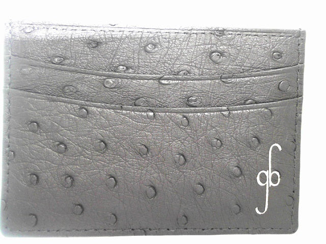 CARD CASE- OSTRICH