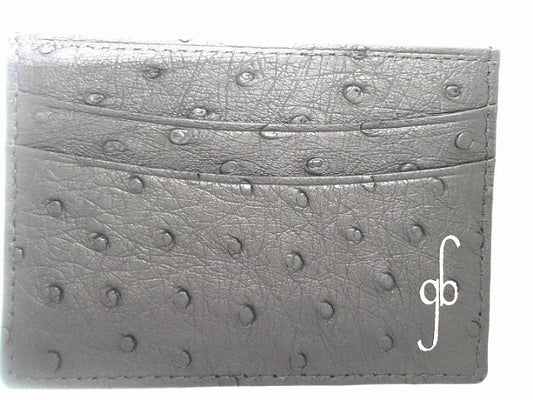 CARD CASE- OSTRICH