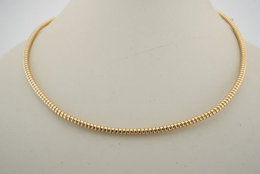 ESTATE 14K YG ROUND CHAIN 3.00MM 18"