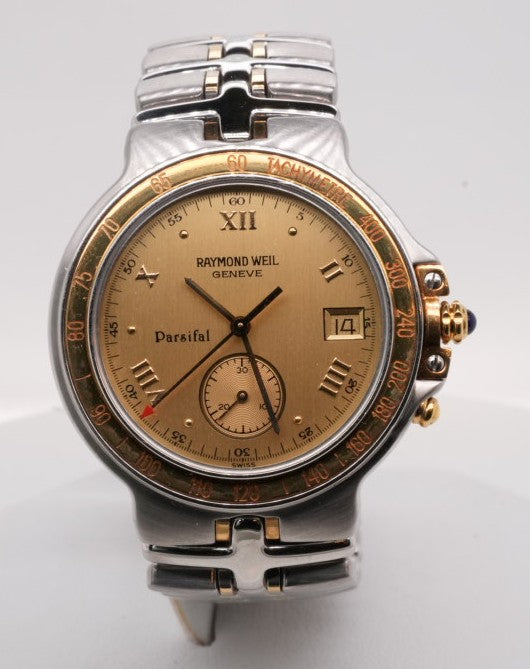 raymond weil two tone parsifal two tone mens watch