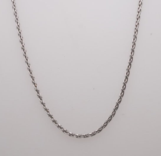 SS DIAMOND CUT WHEAT CHAIN LOBSTER 1.5MM 18" CH179