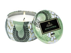 VOLUSPA WHITE CYPRESS MINI TIN