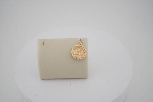 14K YG CESAER PALACE VEGAS CHARM