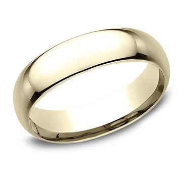 14KY 6MM LIGHT COMFORT FIT BAND SZ 10