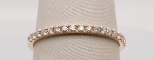 14KY .20CTW DIAMOND WEDDING BAND
