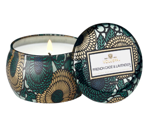VOLUSPA FRENCH CADE MINI DECORATIVE TIN