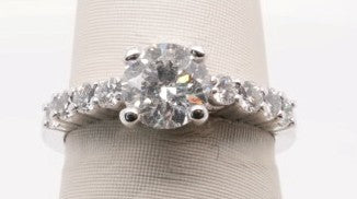 LDS PLAT RB 1.10CTW CENTER SI2/G SETTING 0.40CTW