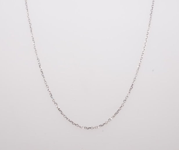 14K WG CABLE CHAIN 16" 0.50MM SPRING CLASP