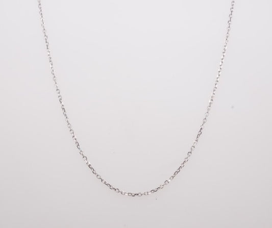 14K WG CABLE CHAIN 16" 0.50MM SPRING CLASP