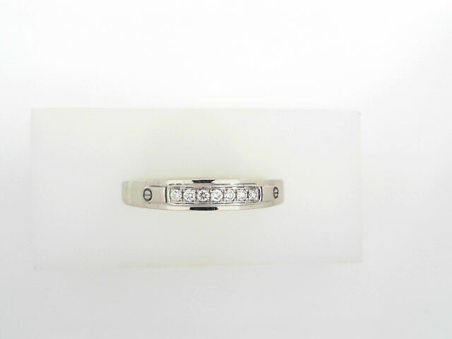 GTS 14K WG ROUND DIAMOND BAND