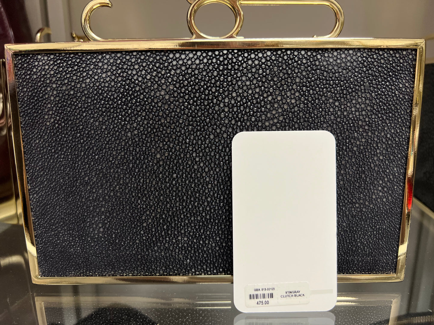 STINGRAY CLUTCH BLACK