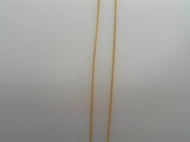 14KY 18" 1.0MM ROUND WHEAT CHAIN
