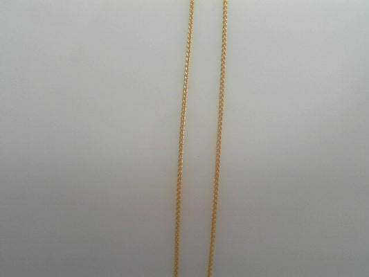 14KY 18" 1.0MM ROUND WHEAT CHAIN