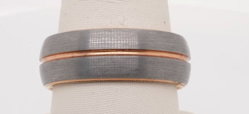 STEEL REVOLT TUNGSTEN CARBIDE 8MM SIZE 10