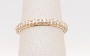 MICHAEL M 18KY WEDDING BAND 0.65CTW