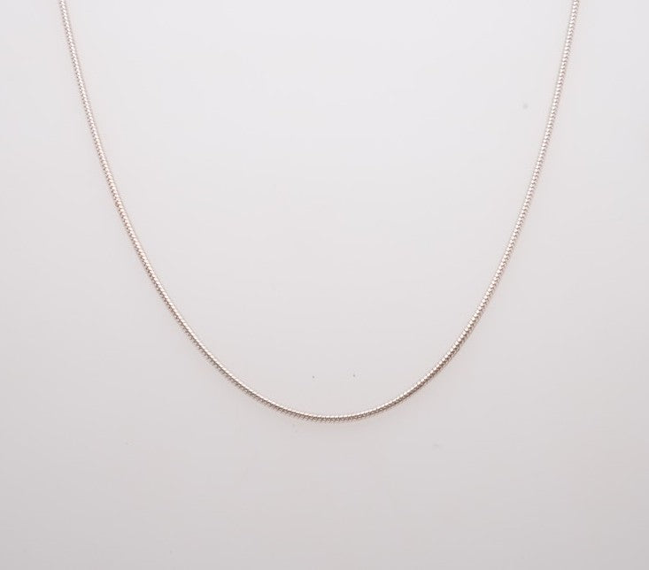 1.1MM STERLING SILVER ADJUSTABLE CHAIN 20"