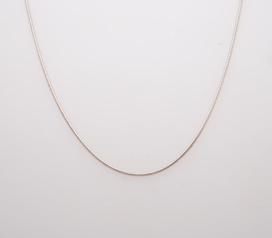 1.1MM STERLING SILVER ADJUSTABLE CHAIN 20"